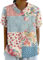 Shirt Weiss Damen Sale Leinenbluse Damen Art Floral Rundhals Lose Pullover Top Freizeithemd T-Shirt Tshirt Damen Rundhals 2024 Button-Down Kurzarm, Sommer Herbst Duften Sale Angebote Tops+Für+Damen