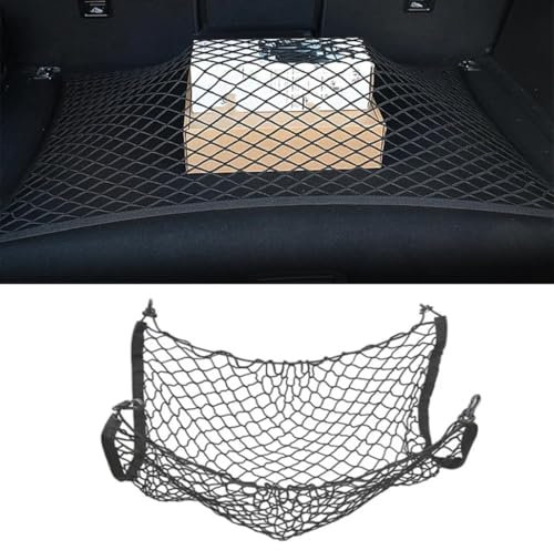QSNZNB Auto-Kofferraumnetz,kompatibel mit VW Caddy 2K 2015-2019, Auto-Kofferraumnetz-Zubehör