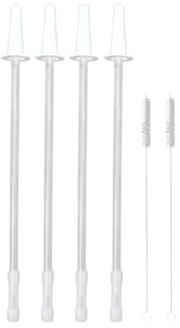 Jlkegfdf Reusable Jug Straw - Extra Long Straws Fit 128oz, 64oz, 1/2 Gallon