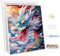 MEIYUDA Peinture par Numero Adulte avec Cadre Dragon, DIY Kit Peinture, Pinceaux Peinture de Dessin de Pigment Acrylique Peinture par Numero, Loisirs Créatifs Adultes Decoration Maison Cadeau 30x40cm