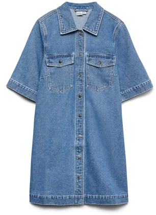VERO MODA Female Jeanskleid VMFENJA Kurzes Kleid | Denim Dress