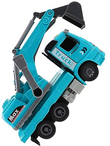 ORFOFE Kinderbagger-technikfahrzeugspielzeug Autospielzeug Baggerspielzeug Für Kinder Traktor Für Kinder Spielzeuglastwagen Kinderzubehör Engineering-Modell-Spielzeug Plastik Sky-Blue