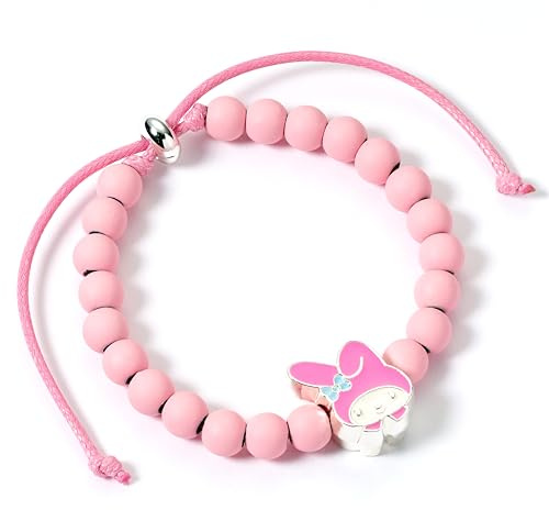 The Carat Shop Hello Kitty Pink Beaded Bracelet with My Melody Charm