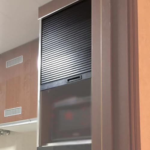 HDYZJQ Rolltor Für Küchenschränke, Garagen, Mit Beschlägen, Herunterziehbares Tor, Einziehbare Kunststofftüren Für Geschäfte, Küche, Wohnzimmer(50x95cm (19.7x37.4in))