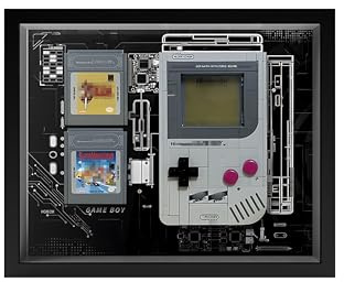 Acryl-Vitrine für Lego 72046 Game Boy-Modell, Fotorahmen-Vitrine, Vitrine kompatibel mit Lego 72046 (Modell Nicht im Lieferumfang enthalten)