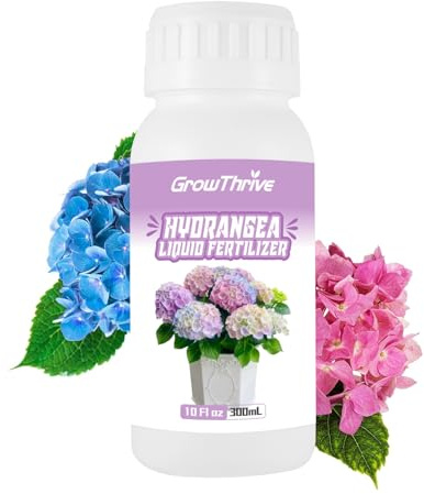 Engrais Hortensia Liquide 300ml - Solution Nutritive Microbienne Naturelle pour Fleurs, Roses et Gardénias - Bio-stimulant avec Probiotiques pour Croissance Rapide et Floraison Intense
