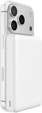 Belkin BoostCharge 10000mAh Magnetische Power Bank, 2 USB-C-Ports – Weiß | 10K Kabelloses Ladegerät, Magnetring, 2 USB C Anschlüsse, Bereits Aufgeladen, Leicht, inkl. Kabel, Geeignet für Flugreisen