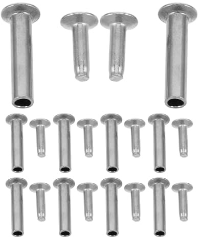 WOFASHPURET 10pcs Metal Handle Rivets for Cooking Utensil Handles Heat Resistant Easy Maintenance for Kitchen Tool Projects Silver Solid Rivets