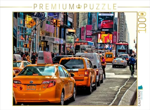 CALVENDO Puzzle EIN Motiv aus dem Kalender New York - nur im Taxi | 1000 Teile Lege-Größe 64 x 48 cm Foto-Puzzle für glückliche Stunden