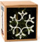 Gartenpirat Neon Lichtschlauchfigur Schneeflocke 38x35 cm 360 LED warmweiß Timer aus Metallgestell Weihnachstdeko Weihnachtsfigur beleuchtet für innen außen