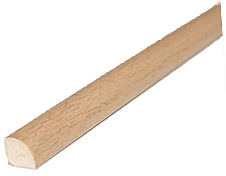TMW Profiles 13mm uPVC Quadrant Trim - Beech- Gap-Filling Edge for Windows & Doors – Neat Finish, 2.5m Long (Beech)