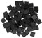 Evemodel 100 Piezas 25mm * 25mm Bases Modelo cuadradas para Juegos de Mesa Wargames Plástico