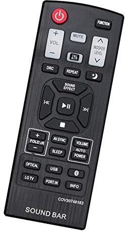 COV30748163 Replacement Remote Control Fit for LG Sound Bar LAS355B LAC450B LAS350B S35A1-W
