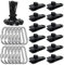 36pcs Planenclips Zelt Clips, Heavy Duty Zeltplanen-Klemme mit Zelt-Clip, Ball Bungee Schnu und Karabiner Planenklammern für Zelte, Planen, Markisen,Camping im Freien, Wohnwagen, Vordächer
