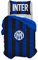 Inter, Bettwäsche-Set für Einzelbett, aus Baumwolle, Bettbezug 100% Baumwolle, Bettbezug 155 x 200 cm, Kissenbezug 50 x 80 cm, offizielles Produkt, (enthält kein Spannbettlaken mit Ecken)