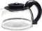 Sanfor - Jarra Cafetera Universal | Jarra de Cafetera Americana o de Goteo Eléctrica | Recipiente Grande Base 90mm, capacidad 1.25L | Tapa Antigoteo con Altura Regulable 11.5-13 cm | Taza de Vidrio