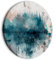 murando - runde Bilder Abstrakt 80x80 cm Leinwandbild 1 tlg Kunstdruck modern Wandbilder XXL Wanddekoration Design Wand Bild geometerische Formen Landschaft Gebirge Wald wie gemalt a-A-10279-bc-a