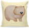 Mr. & Mrs. Panda 40x40 Kissen Wombat - Geschenk, Das Leben ist schön, Kissen 40x40, Gute Laune, lustige Sprüche, Kopfkissen 40x40, Kissenhülle,