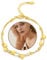 XOEMEL Gold Bracelets for Women Gold Plated Bracelet Layered Charm Bracelets for Women Ladies Heart Bracelets Gold Bracelet Women's Jewellery