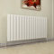 GY Bath Horizontal Radiator White Flat Panel Designer 600x1156mm Double Modern Central Heating Rads