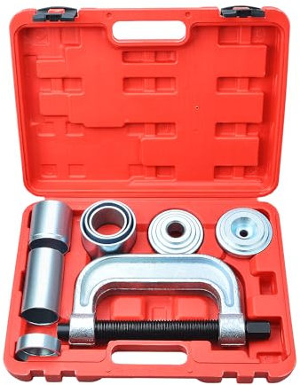Zoomtools Heavy Duty Ball Joint Press Remover Installer Tool,4 in 1 Ball Joint Press Kit & U Joint Removal Tool for Most 2WD and 4WD Car and Light Trucks with 4x4 Adapters