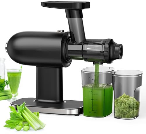 Slow Masticating Juicer, Celery Juicer Machines with Reverse Function, Cold Press Juicer Machines for Vegetable and Fruit, For Wheat Grass, Fruits & Vegetables