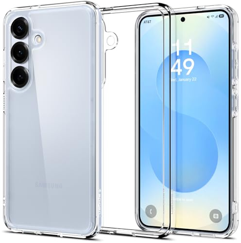 Spigen Ultra Hybrid Case for Samsung Galaxy S25 - Crystal Clear
