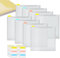 Scrapbook-Papier-Organizer, 30,5 x 30,5 cm, transparenter Papierhalter mit Haftindex-Tabs, stabiler Kunst- und Handwerks-Behälter, Planer für Scrapbook-Organisation, leicht zugängliches Design