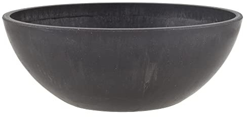 PSW Pot Collection M20DCB 20,3 cm Kunststoff/Stein/Holzverbundwerkstoff Niedrige Schale Pflanzgefäß - kein Ablaufloch (bohrbar), Flacher Innen-/Außentopf für Sukkulenten, Bonsai, Feengärten, Kräuter