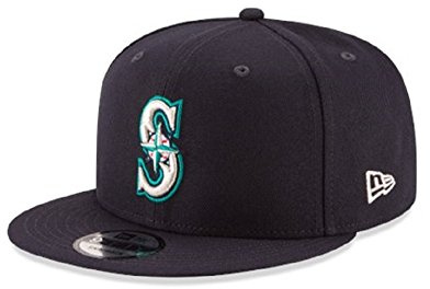 New Era Seattle Mariners Verstellbare 9Fifty MLB Flat Bill Baseball Cap 950