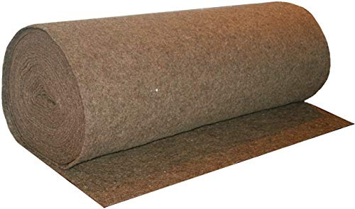 100% Schurwolle, Filz, Wollfilz, 3-16mm, 50x100cm, Natur Grau, 20-64€/m
