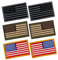 6 Stück taktische Aufnäher der USA-amerikanischen Flagge, normal und umgekehrt, mit Klettverschluss für Rucksäcke, Mützen, Jacken, Hosen, Militär-Armee-Uniform-Embleme, Größe 7,6 x 5,1 cm