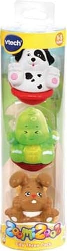 Vtech 80-439404 ZoomiZooz - 3er Set Haustiere, Babytiere, Mehrfarbig