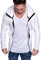 Xmiral Herren Sweatshirt Top Herbst Langarm Plaid Hoodie Mit Kapuze T-Shirt Outwear Streetwear Kapuzenpullover Outdoor Sportbekleidung(Z Wei?3XL)
