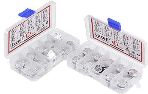sourcing map 20 Stück Thermo Steuerschalter Sortiment NC + NO KSD301 Thermostat 40-135°C (NC) 40-100°C / 104-212°F (NO) Temperatur