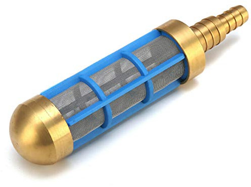 Powerful Tools 3/4 Inch 1/2 Inch Brass Water Filter Suction Filter Hose Pressure Washer Water Pump Sieve Pickup Filter Cleaning for Washing Machine