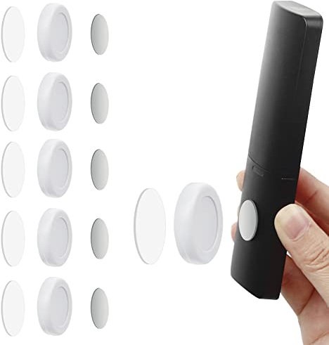 magnetischer Fernbedienungshalter, Wandhalterung, lochfreier Telefon-Auflade-Organizer, Aufbewahrungsbehälter für Zuhause, Büro, Schule, Aufbewahrung – starker Magnet, sicherer Halt (5pcs, weiß)