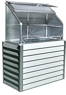 CITYGARDEN|3700286486051|Mini-Serre de Jardin en Acier galvanisé Blanc