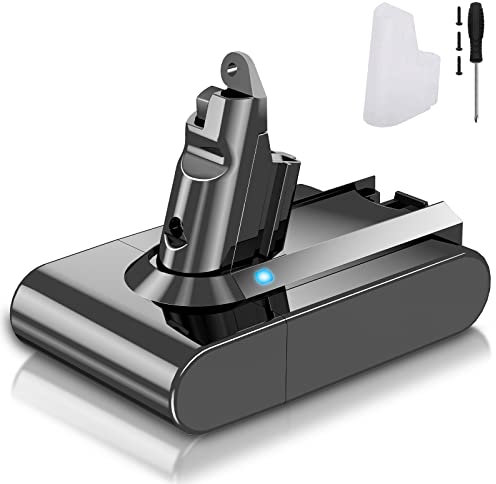 AIMAX 2500mAh V6 Akku für Dyson Ersatzakku Kompatibel mit V6 Animal Absolute SV03 SV04 SV05 SV06 SV07 SV09 DC58 DC59 DC61 DC62 DC72 DC74 Dyson Staubsauger handstaubsauger, 21.6V Batterie