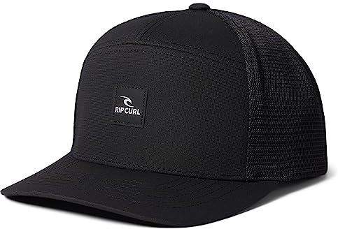 Rip Curl Herren Snapback Trucker Curve Brim 110 Flexfit Cap ~ Vaporcool Flexfit schwarz