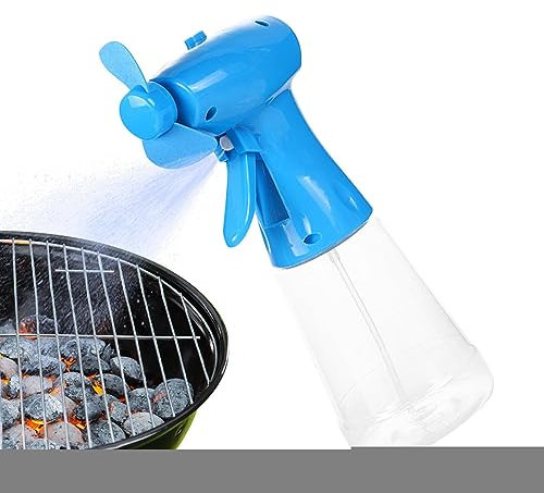 DISPRA Tragbarer Zerstäuber, persönlicher Ventilator | Ventilatoren, batteriebetrieben, für Gartenarbeit, Grill, Strand, Camping, Wandern, Sprühen