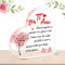 LOHAME Idea Regalo per Lei Regalo Anniversario per Lei Fidanzata Acrilica A Forma di Cuore Segno Regalo di San Valentino per Lei Ornamenti Acrilici Regalo Natale Regalo Matrimonio per Lui e Lei