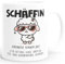 Moonworks® Tasse Geschenk Chef lustig Schaf Schäffin Geschenkidee Vorgesetzter Weihnachten Geburtstag Abschied Chefin weiß standard