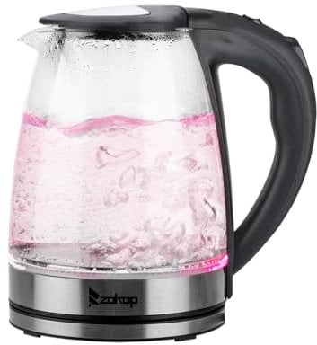 Adorning Oaks HD-1861-A 220V 2000W 1.8L Electric Glass Kettle UK Plug