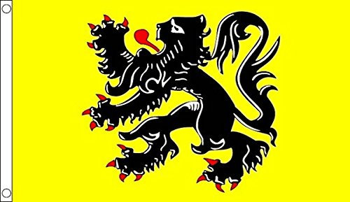 Flagtex Grand drapeau lion des Flandres