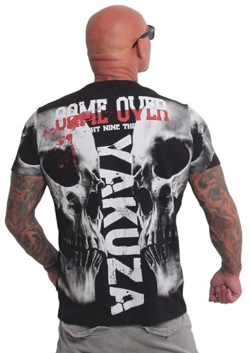 Yakuza Herren Skull V03 T-Shirt
