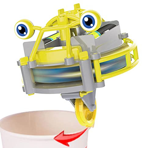 Seil-Einrad-Spielzeug, Einrad Balance Spielzeug, 2 In1 Seiltanz Kreativer Finger Spinner Kreisel Finger-Gyro-Spielzeug, Gyro Toys Fingertip Spinner, Gyroskop-Spielzeug, Elektrisches Finger-Gyro-Spiel