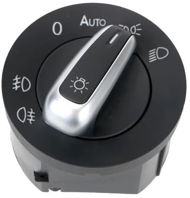 AXTGBHL Auto Scheinwerfer Nebelscheinwerfer Schalter Fit for Volkswagen Golf Jetta MK6 MK5 Passat B6 B7 Tiguan SCIROCCO SITZ Zubehör 5ND941431B