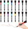 Scettar 16 Stück Whiteboard Stifte, Magnetisch Trocken Folienstift Abwischbar Marker, Whiteboard Marker mit Feiner Spitze, Spitze Geruchsarmer Dry Erase Marker für Schule Zuhause Büro