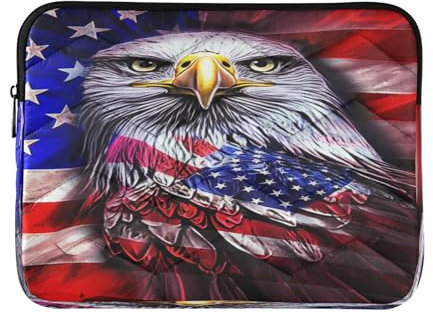 US Flag Style 1 Laptop Bag 15.6 pollici Borsa protettiva per computer portatile, manica per laptop